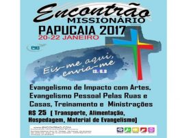 ENCONTRÃO MISSIONÁRIO PAPUCAIA 2017